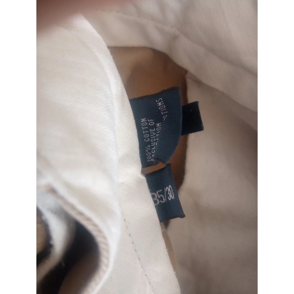 Polo Ralph Lauren Preston Pants Mens 35x30 Khaki Tan Chino Straight Leg Pants